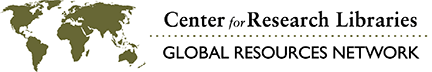 Center for Research Libraries - Global Resources Network