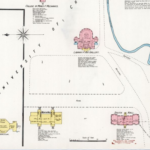 section of fire insurance map of university of california