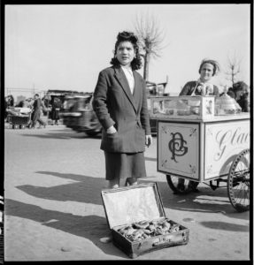 Flea Market. France circa 1945. BANC PIC 1982.111 series 6, NNEG box 86, item 472