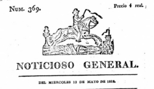 masthead of newspaper Noticioso General