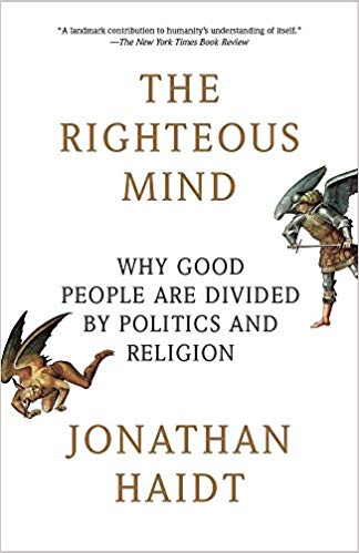 Book cover for The Righteous Mind