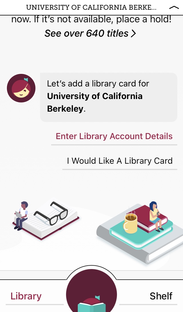 Add a library card