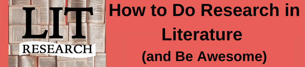 how to do research in literature