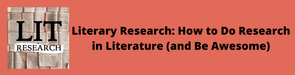 literary research wikipedia