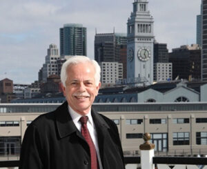 Jim Chappell with San Francisco Ferry Building in the background