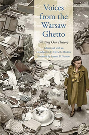 Book cover for voices from the warsaw ghetto