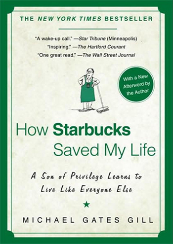 Book cover for how starbucks saved my life