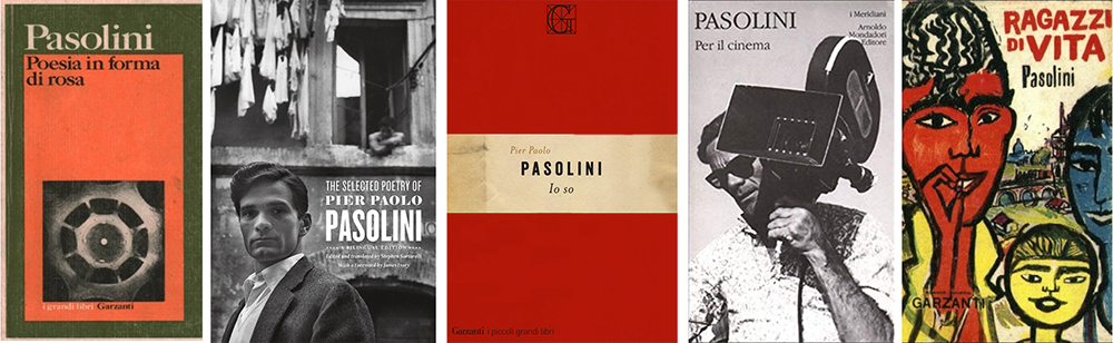 5 books by Pasolini