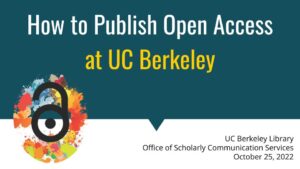 UC Berkeley Library Update – Update