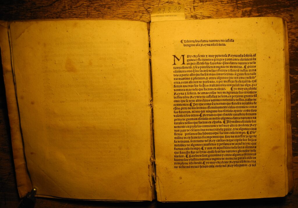 folio a1r Claros varones de Castilla