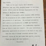 copy of a mass mailing from amorphia