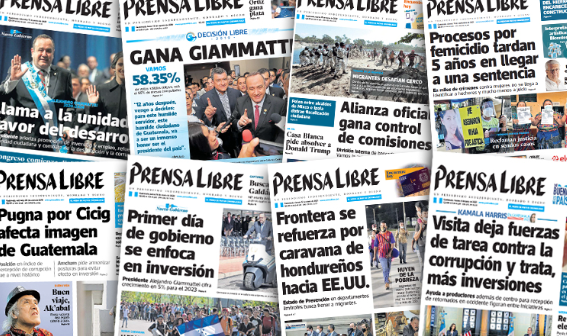 Prensa Libre Digital ArchiveAccess the digital archive of Prensa Libre, a leading Guatemalan newspaper published in Guatemala City since 1951.