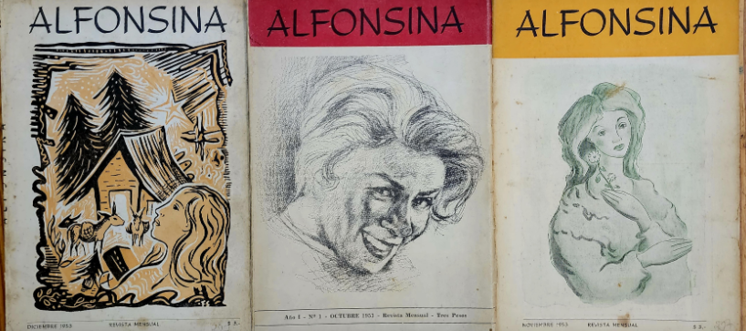 Alfonsina Revista MensualZulma Nuñez (Dir) Published in Buenos Aires by Impresiones El Sol, 1953